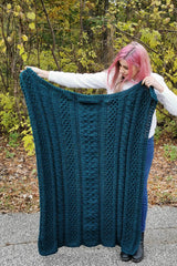 Crochet Kit - Molly Cabled Blanket image 1 thumbnail