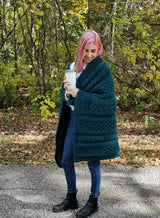 Crochet Kit - Molly Cabled Blanket image 2 thumbnail