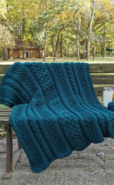 Crochet Kit - Molly Cabled Blanket image 3 thumbnail