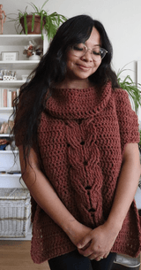 Crochet Kit - Tirintas Cowl Poncho image 3 thumbnail
