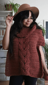 Crochet Kit - Tirintas Cowl Poncho image 1 thumbnail