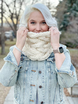 Knit Kit - Celebration Braided Cowl image 2 thumbnail