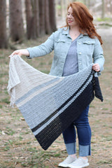 Crochet Kit - North Woods Shawl image 1 thumbnail