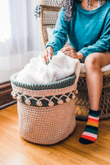 Crochet Kit - Fireside Basket image 2 thumbnail