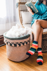Crochet Kit - Fireside Basket image 1 thumbnail