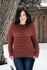 Crochet Kit - Cascading Bobbles Sweater image 1 thumbnail