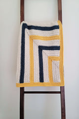 Crochet Kit - Mitered Rectangles Lapghan image 1 thumbnail