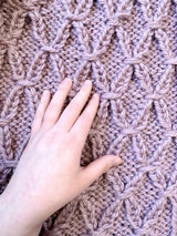 Knit Kit - The Smocked Spring Throw image 2 thumbnail