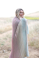 Knit Kit - Rainbow Flow Throw image 1 thumbnail