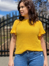 Crochet Kit - Relaxed Ruffle Tee image 1 thumbnail