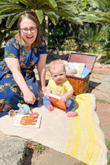 Crochet Kit - Sunshine Picnic Blanket + Bag image 1 thumbnail