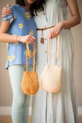 Crochet Kit - Rosette Drawstring Bag image 3 thumbnail