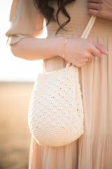 Crochet Kit - Rosette Drawstring Bag image 2 thumbnail