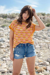 Crochet Kit - Electric Sun Tee image 1 thumbnail