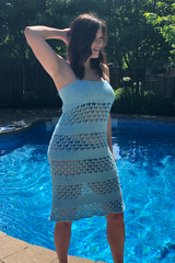 Crochet Kit - Tunisian Chill Cover Up image 1 thumbnail