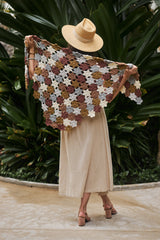 Crochet Kit - Midnight Jasmine Wrap image 1 thumbnail