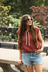 Knit Kit - Spring League Sleeveless Hoodie image 1 thumbnail