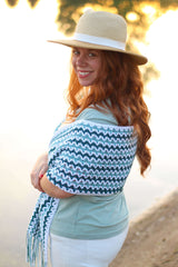 Crochet Kit - Waterstone Wrap image 2 thumbnail