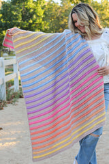Crochet Kit - Sunset Flow Throw image 1 thumbnail