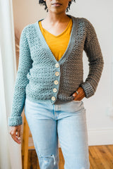 Crochet Kit - Toni Cuffed Cardi image 1 thumbnail