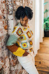 Crochet Kit - Joan Granny Sweater image 3 thumbnail