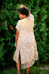 Crochet Kit - Lynn Fringe Vest image 3 thumbnail