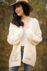Knit Kit - Light Dotty Cardigan image 2 thumbnail