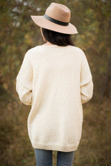 Knit Kit - Light Dotty Cardigan image 3 thumbnail