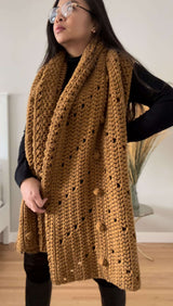 Crochet Kit - Dieppe Blanket Wrap image 1 thumbnail