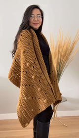 Crochet Kit - Dieppe Blanket Wrap image 2 thumbnail