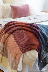 Knit Kit - Rocky Mountain Sampler Throw image 1 thumbnail