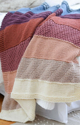 Knit Kit - Rocky Mountain Sampler Throw image 2 thumbnail