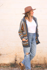 Crochet Kit - Campfire Cardigan image 1 thumbnail