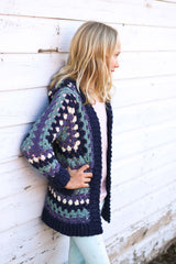 Crochet Kit - Kids Campfire Cardigan image 2 thumbnail