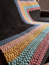Crochet Kit - Retro Stripes Blanket image 2 thumbnail