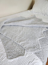 Crochet Kit - Herringbone Single Crochet Ripple Blanket image 2 thumbnail