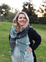 Crochet Kit - Mint Chip Shawl image 2 thumbnail