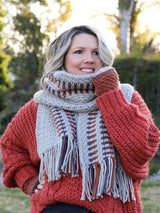 Crochet Kit - Embers Scarf Set image 1 thumbnail