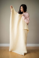 Knit Kit - Chunky Dotty Blanket image 1 thumbnail