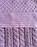 Crochet Kit - Cables and Corners Throw image 3 thumbnail
