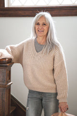 Knit Kit - The V-Neck Pullover image 1 thumbnail