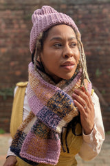 Knit Kit - Gingham To Me Baby Scarf image 1 thumbnail