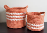 Crochet Kit - Cally Baskets Duo image 1 thumbnail
