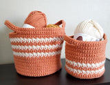 Crochet Kit - Cally Baskets Duo image 2 thumbnail