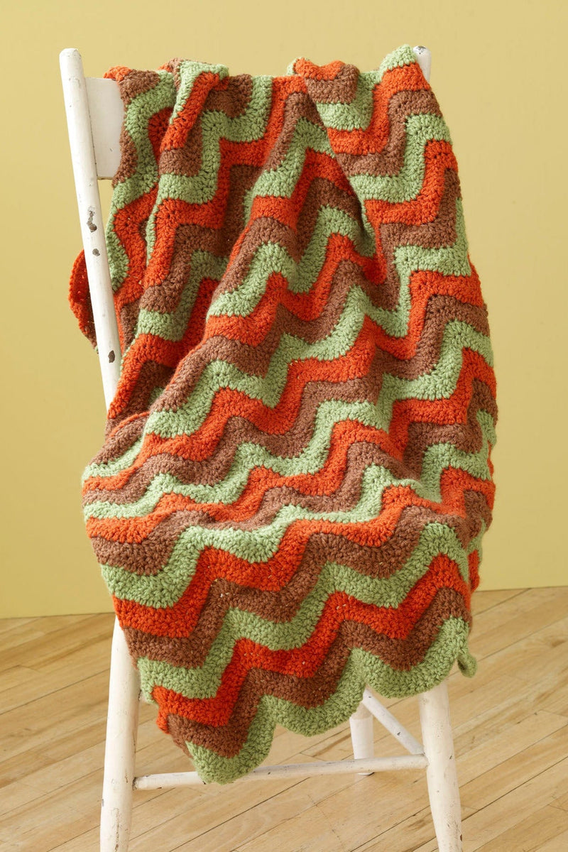 70s Ripple Afghan (Crochet) – Lion Brand Yarn Canada