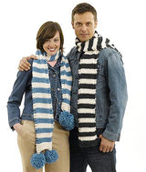 Womans Striped Scarf Pattern image 1 thumbnail