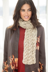 Reversible Cables Scarf image 1 thumbnail