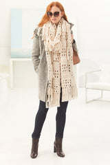 Lorelei Fringed Super Scarf image 1 thumbnail