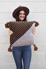 On the Bias Throw Pillow image 2 thumbnail