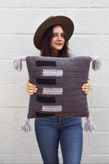 Sliding Doors Throw Pillow image 1 thumbnail